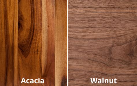 walnut vs acacia wood